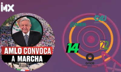 4T transmitirá en vivo la marcha del presidente por radio y televisión