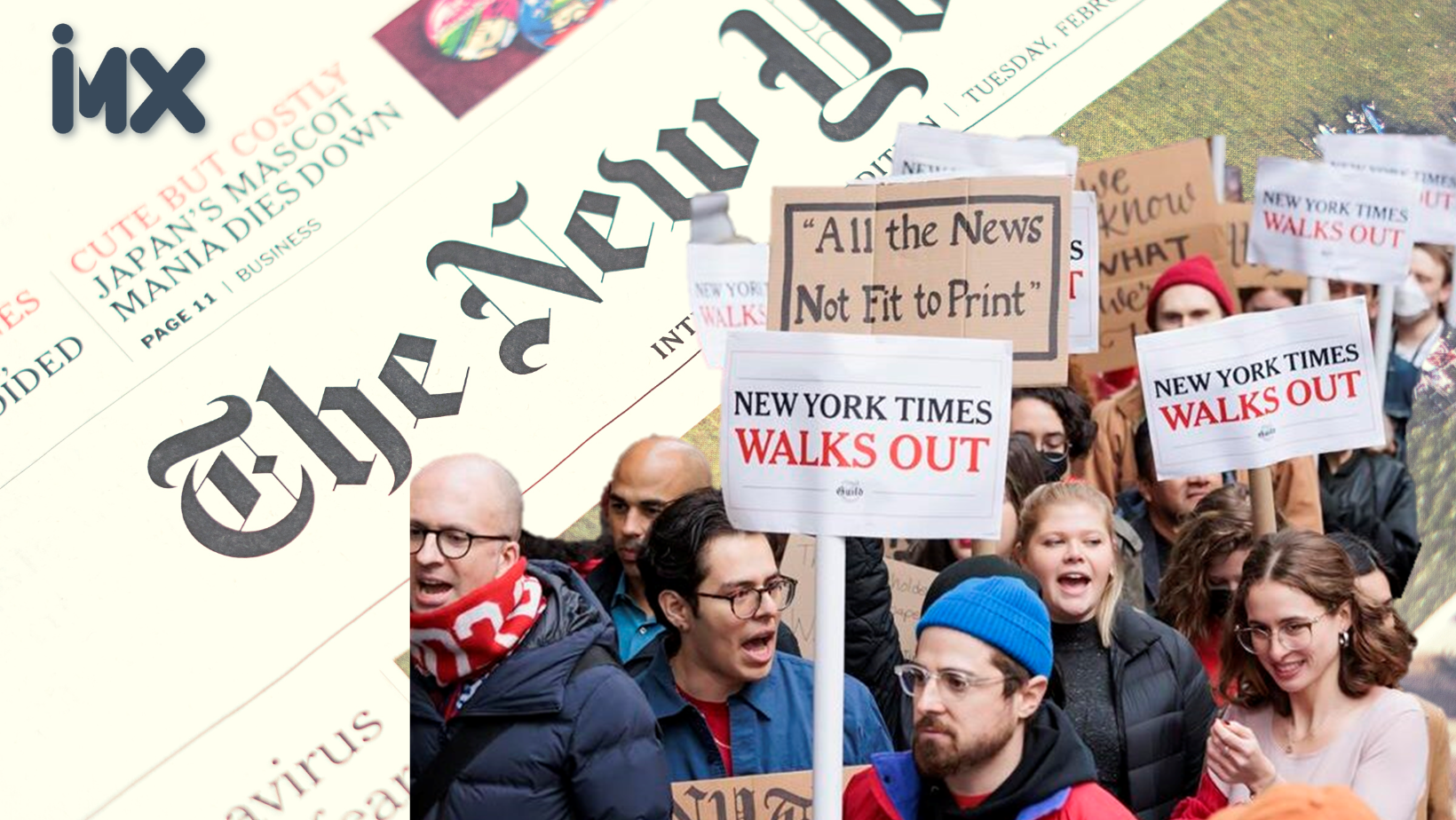 Trabajadores sindicalizados de New York Times se van a huelga