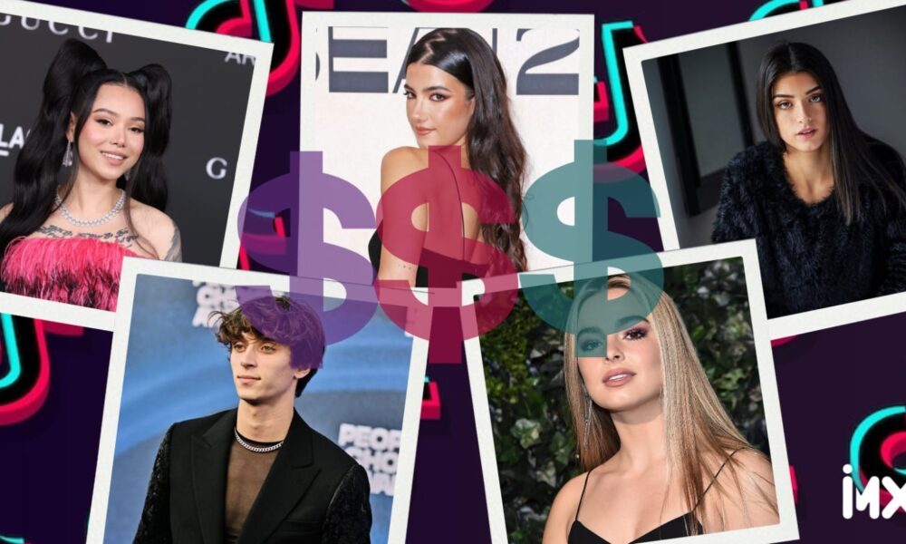 Tiktokers mejores pagados