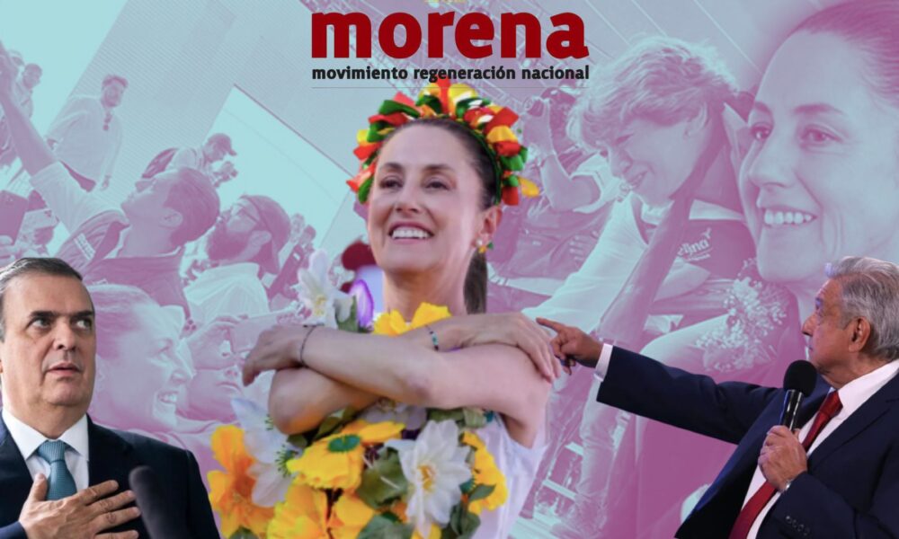 Claudia Sheinbaum, Marcelo Ebrard y AMLO