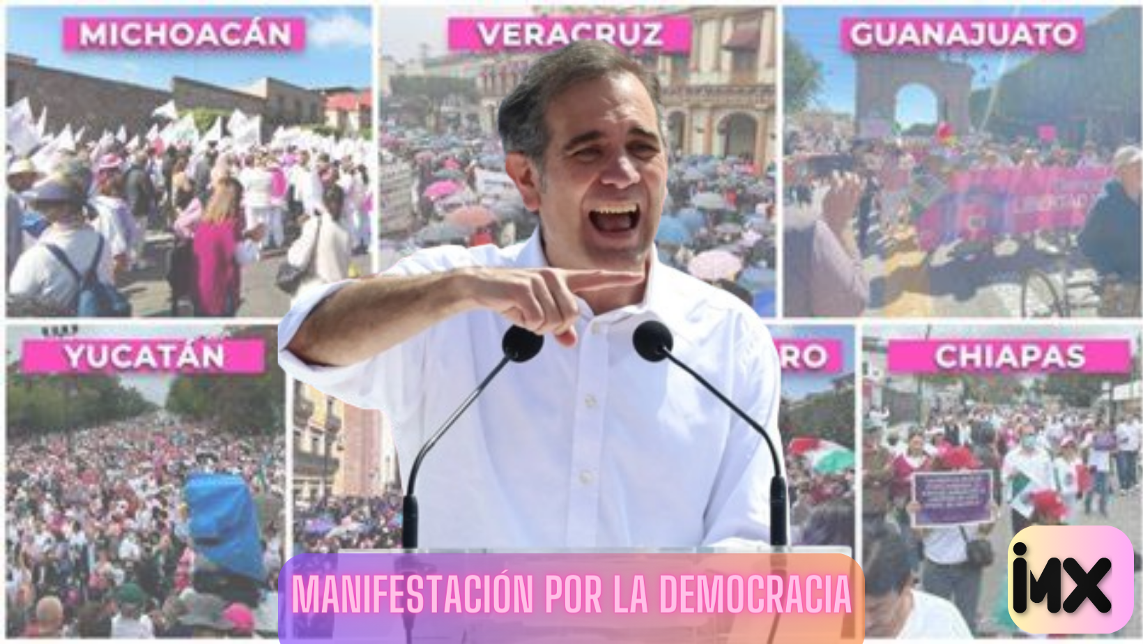 Marcha por la democracia, Lorenzo Córdova